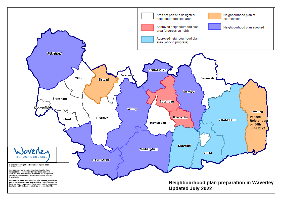 Waverley Borough Council - Neighbourhood plans in Waverley